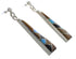 Multicolor Southwest Sterling Silver Post Dangle Earrings EX24792
